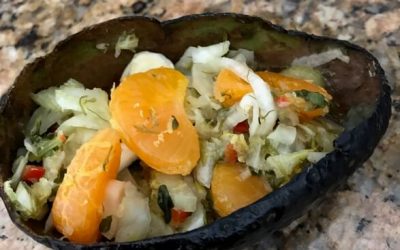 Shaved Fennel and Mandarin Salad with Wild Fennel Pollen